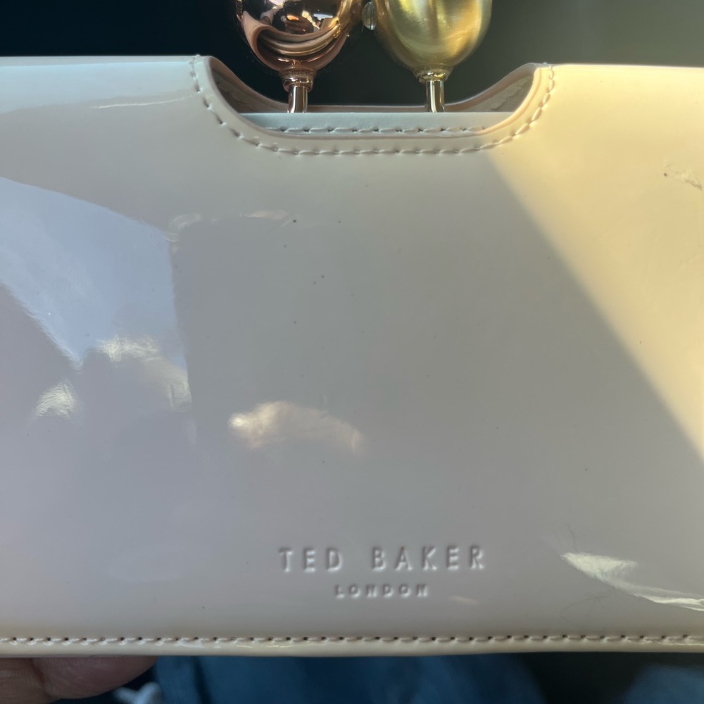 Ted Baker Glossy Cream Wallet